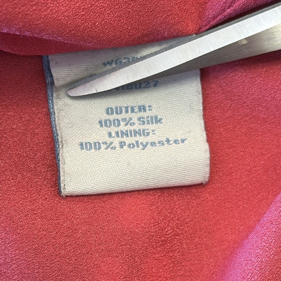 Boden Abstract Floral Silk Mini Skirt with Pleats in Pink/Gray/Brown Size 8‎ - Picture 7 of 9